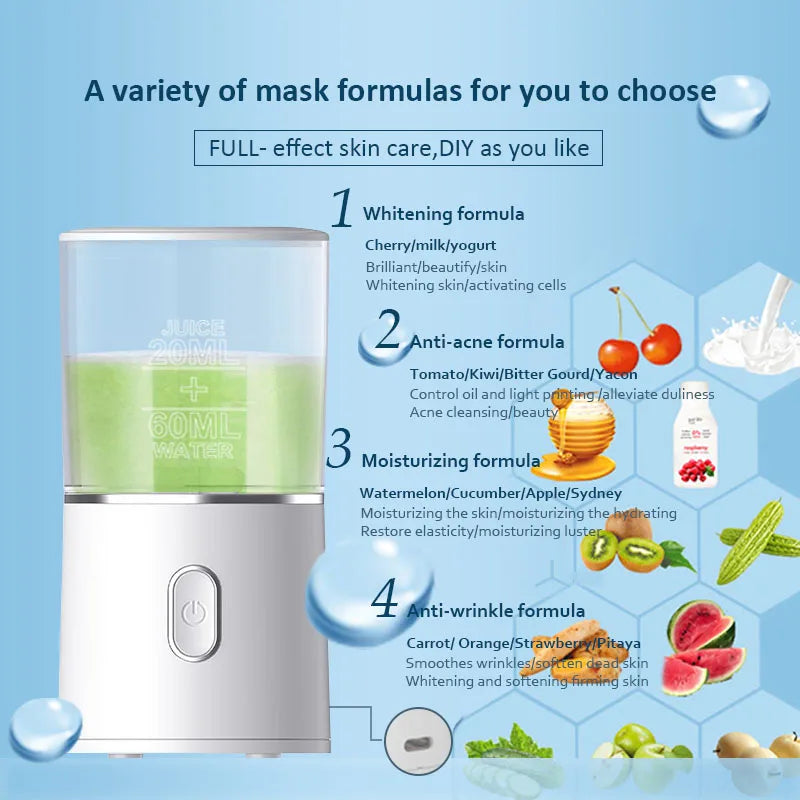 AuraFresh DIY Natural Fruit Collagen Face Mask Maker - Image [N]