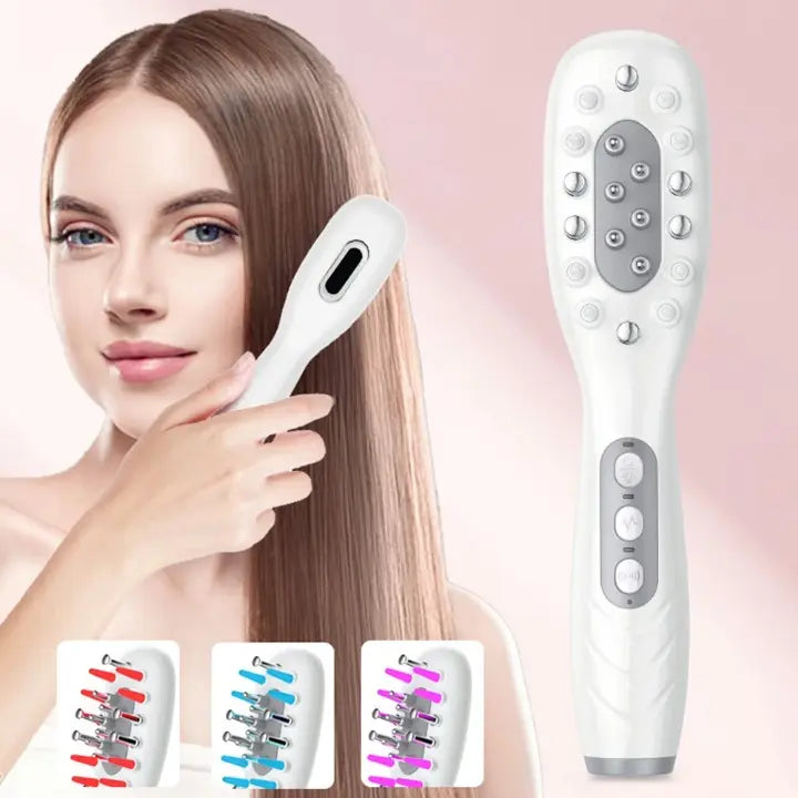 AuraPrime™ 5-in-1 EMS Hair Growth Comb & Scalp Revitalizer