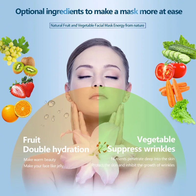 AuraFresh DIY Natural Fruit Collagen Face Mask Maker - Image [N]