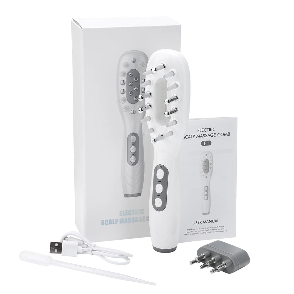 AuraPrime™ 5-in-1 EMS Hair Growth Comb & Scalp Revitalizer