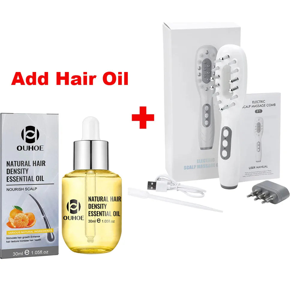 AuraPrime™ 5-in-1 EMS Hair Growth Comb & Scalp Revitalizer