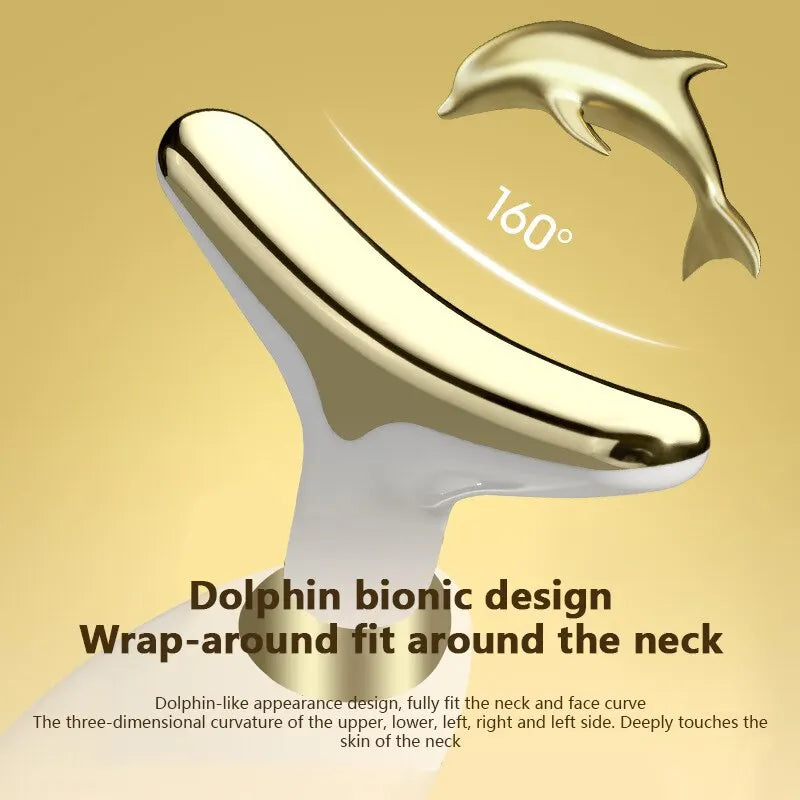 Electric Face & Neck Lifting Firming Massager Beauty Tool - Image [N]