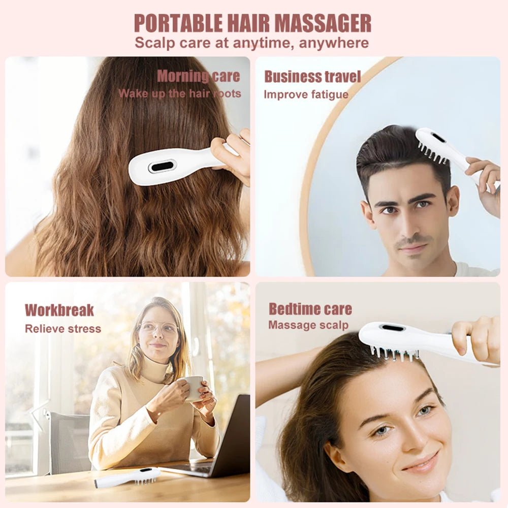 AuraPrime™ 5-in-1 EMS Hair Growth Comb & Scalp Revitalizer