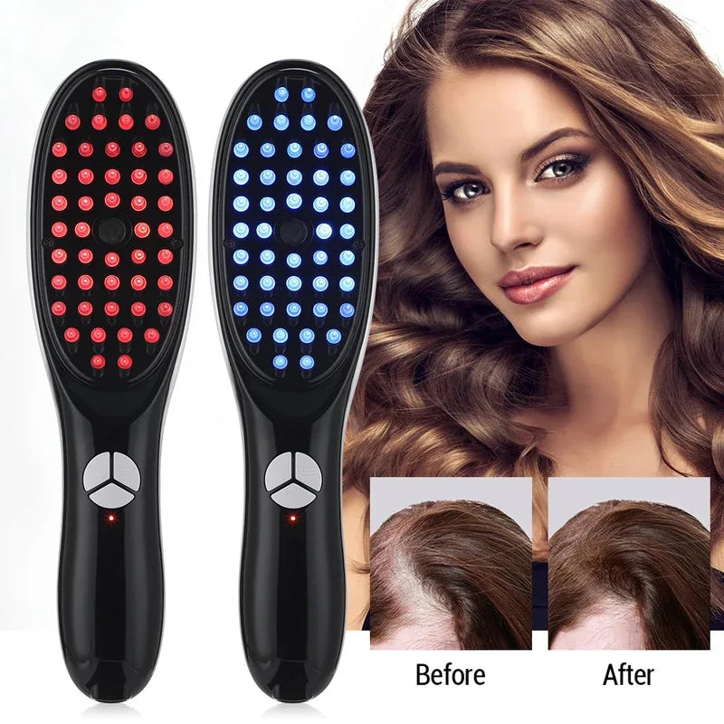 4-in-1 Advanced Scalp Massager: Red Light Therapy, Sonic Vibration & Anion Mist for Hair Growth