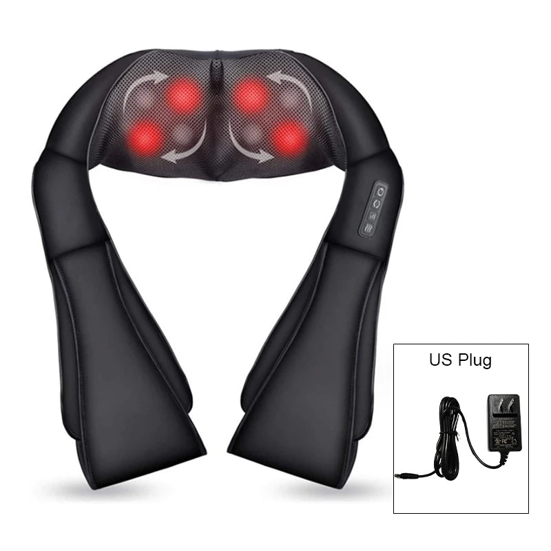 Aura Relief Thermal Neck & Back Massage Pillow - Image [N]