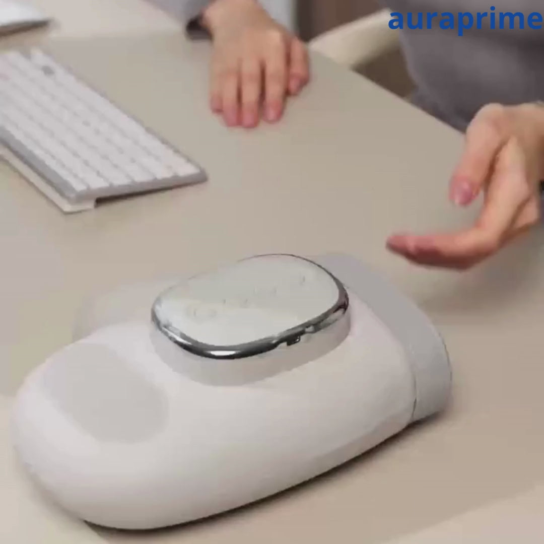 Aura HandRelief Pro — Airbag Compression Hand Massager for Fingers, Wrist & Palm